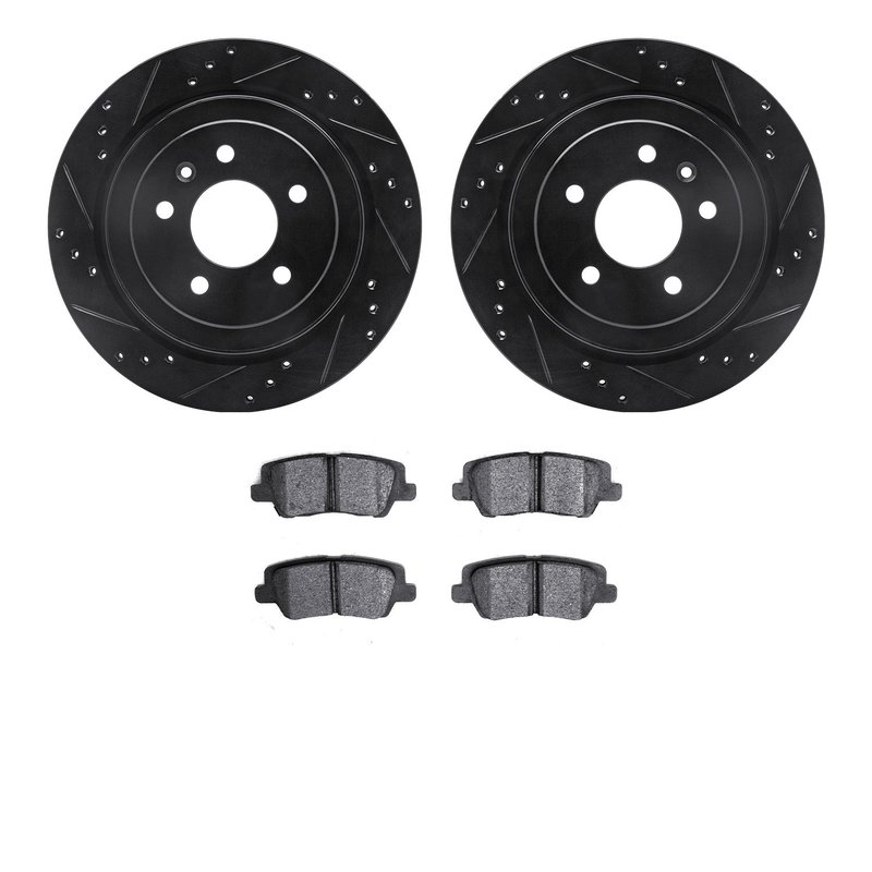 Dynamite Friction 8502-46025 Disc Brake Kit - Rear