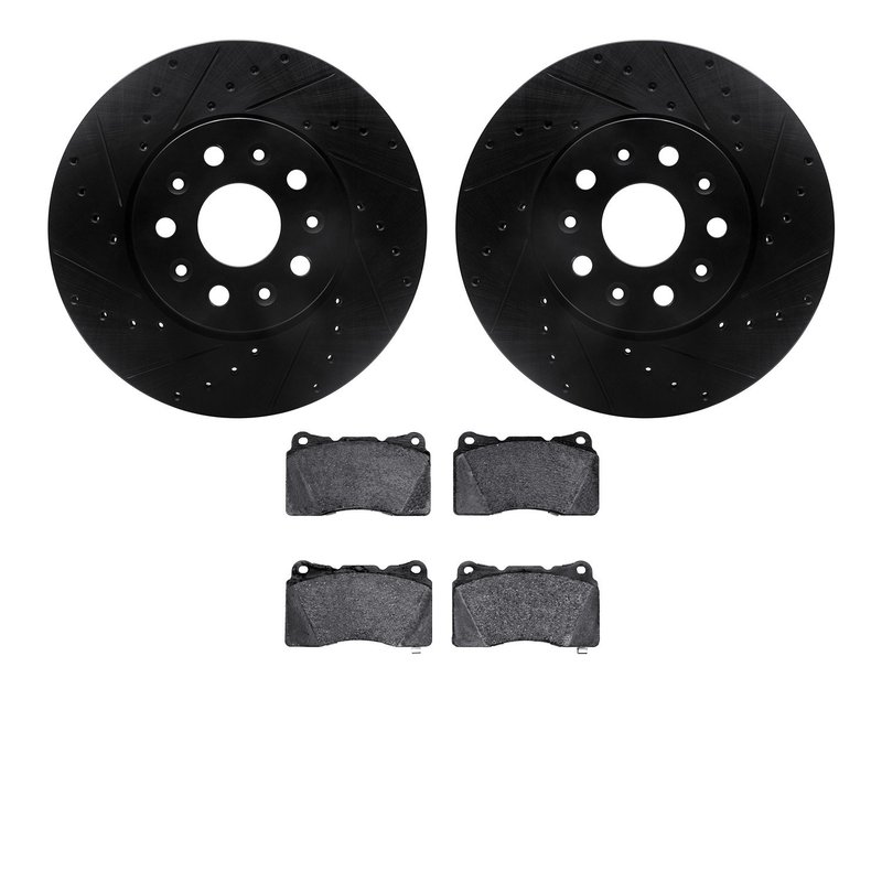 Dynamite Friction 8502-46036 Disc Brake Kit - Front