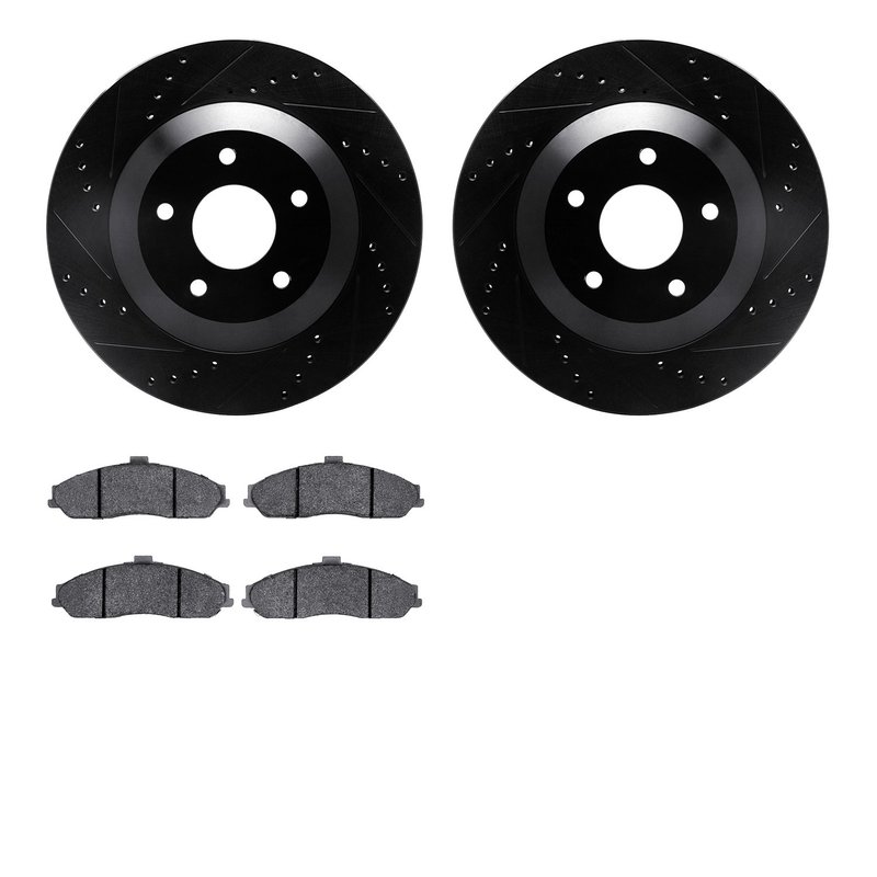 Dynamite Friction 8502-46043 Disc Brake Kit - Front
