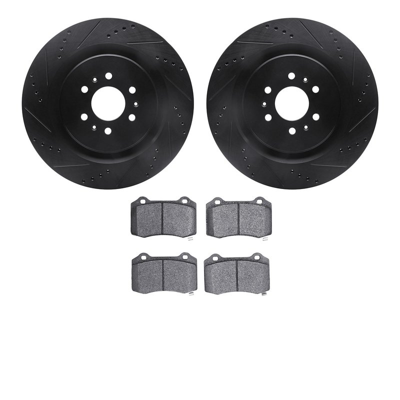 Dynamite Friction 8502-46132 Disc Brake Kit - Rear