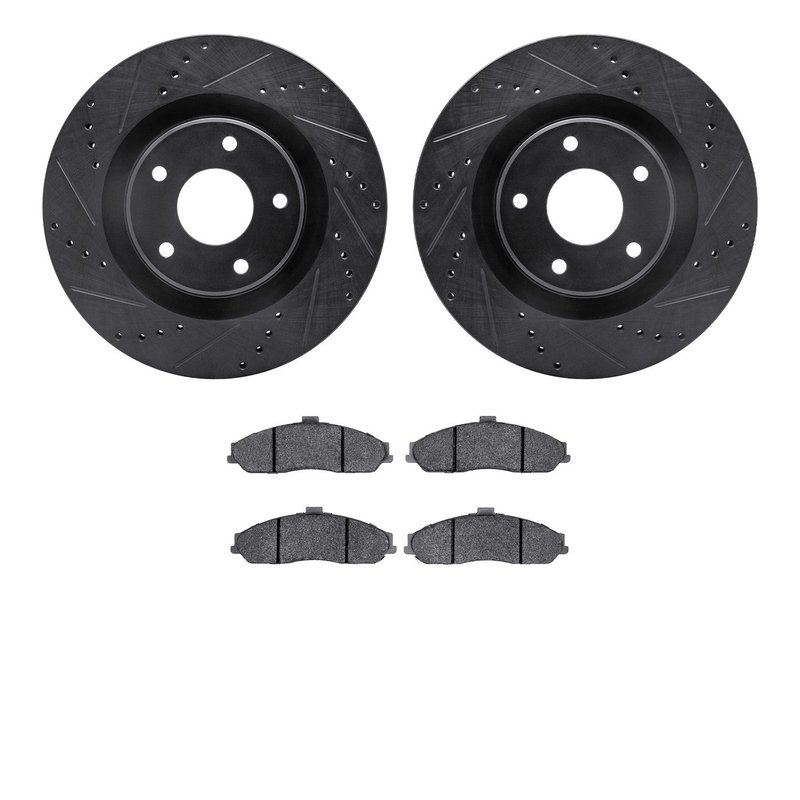 Dynamite Friction 8502-46147 Disc Brake Kit - Front