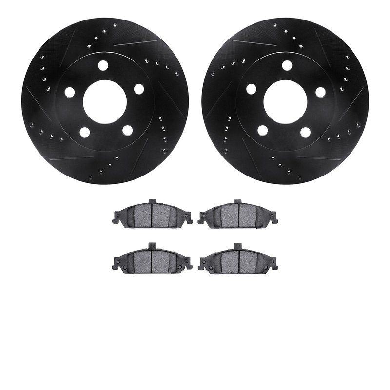 Dynamic Friction 8502-47012 Disc Brake Kit - Front