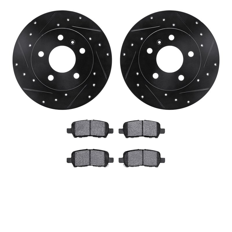 Dynamite Friction 8502-47021 Disc Brake Kit - Rear