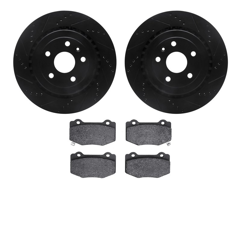Dynamite Friction 8502-47044 Disc Brake Kit - Rear