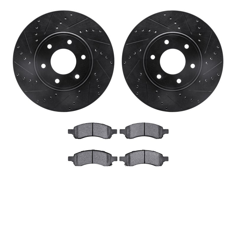 Dynamite Friction 8502-47057 Disc Brake Kit - Front