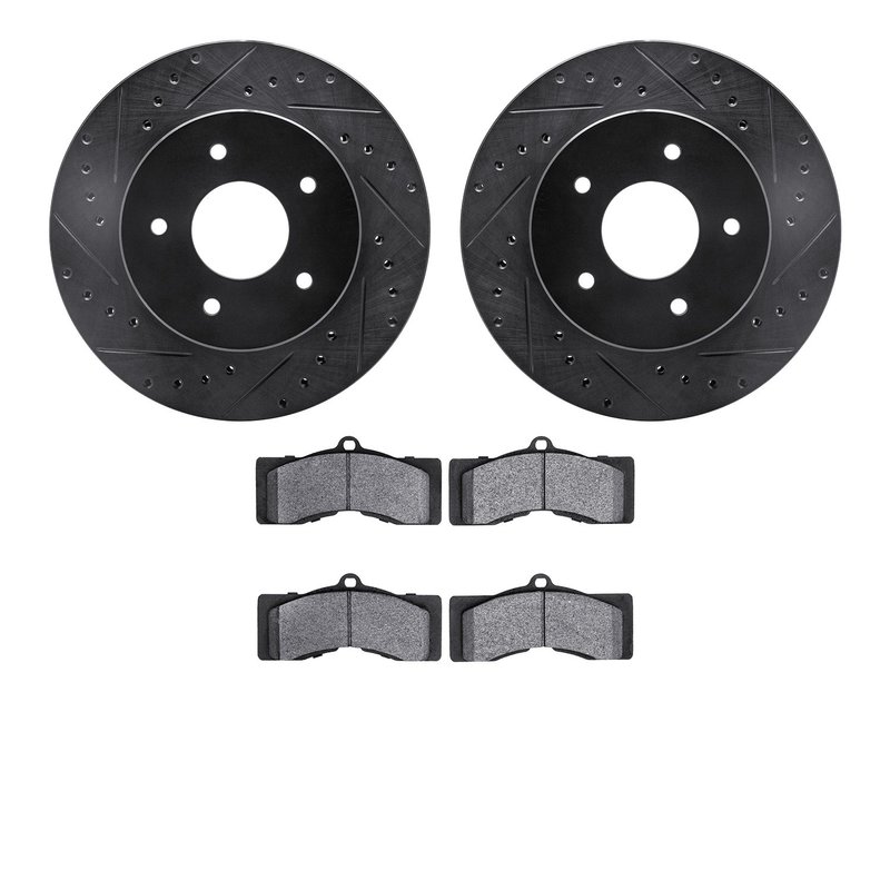 Dynamite Friction 8502-47124 Disc Brake Kit - Front