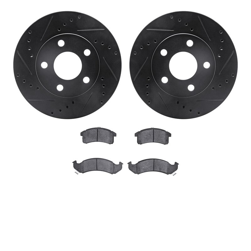 Dynamite Friction 8502-47157 Disc Brake Kit - Front