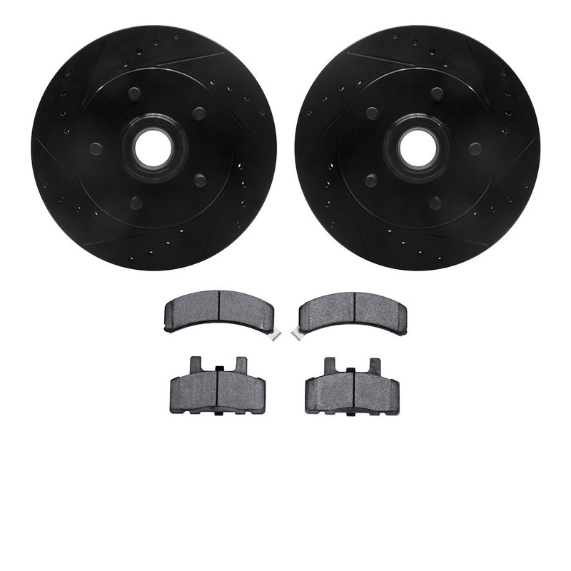 Dynamite Friction 8502-48027 Disc Brake Kit - Front