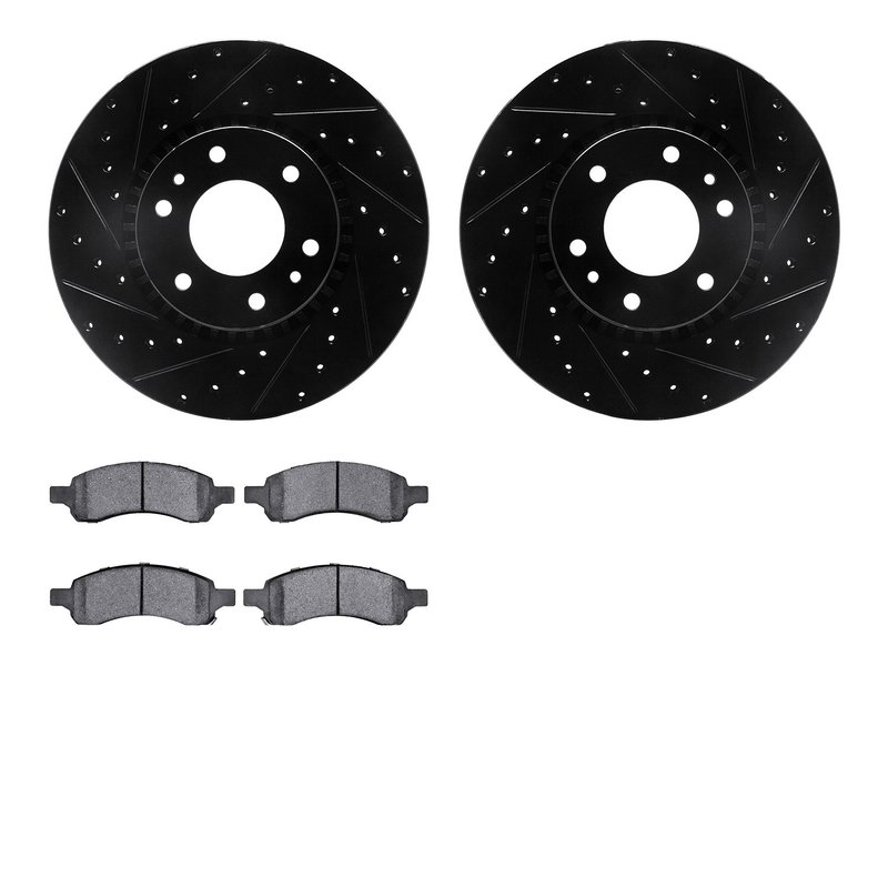 Dynamite Friction 8502-48058 Disc Brake Kit - Front