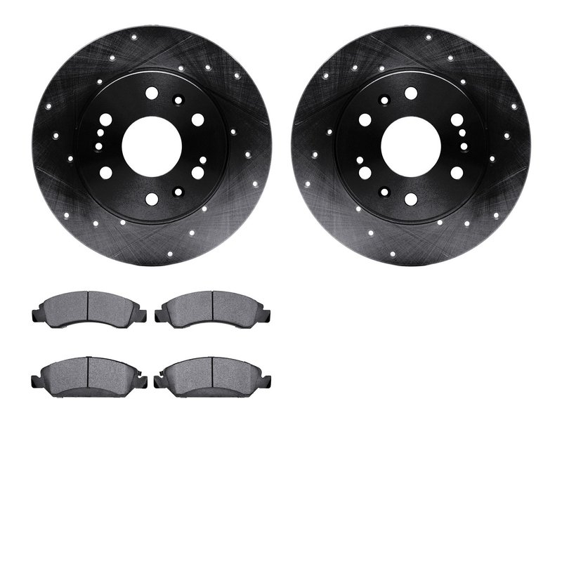 Dynamite Friction 8502-48065 Disc Brake Kit - Front