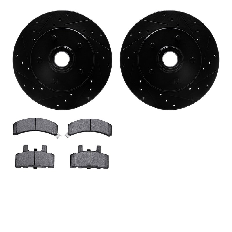 Dynamite Friction 8502-48126 Disc Brake Kit - Front