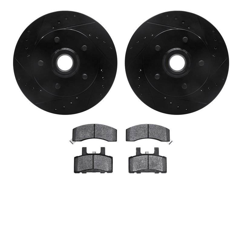 Dynamite Friction 8502-48174 Disc Brake Kit - Front