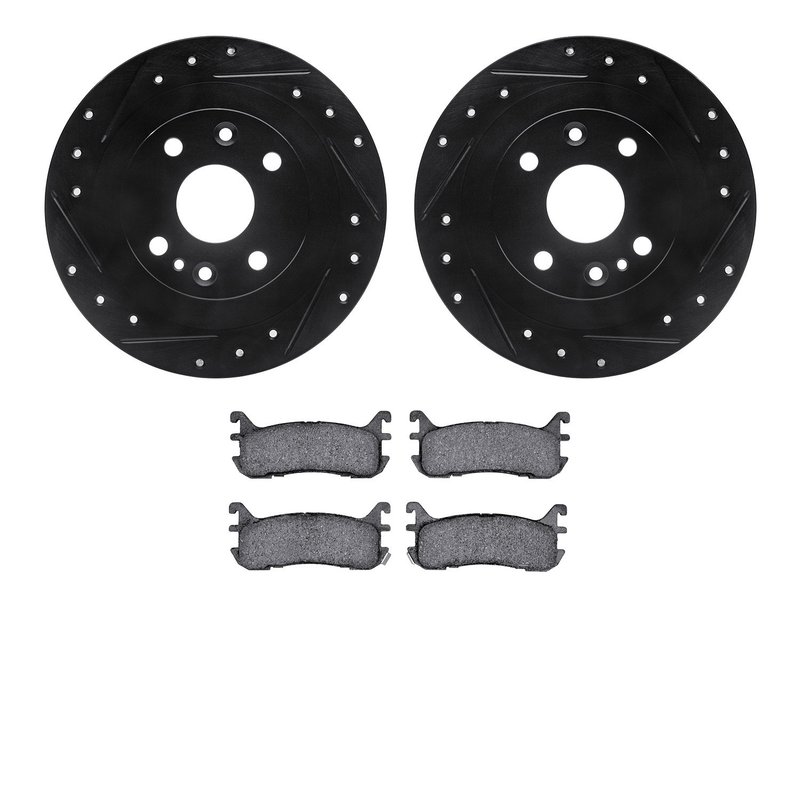 Dynamite Friction 8502-54001 Disc Brake Kit - Rear
