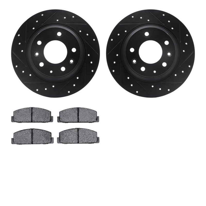 Dynamite Friction 8502-54041 Disc Brake Kit - Rear