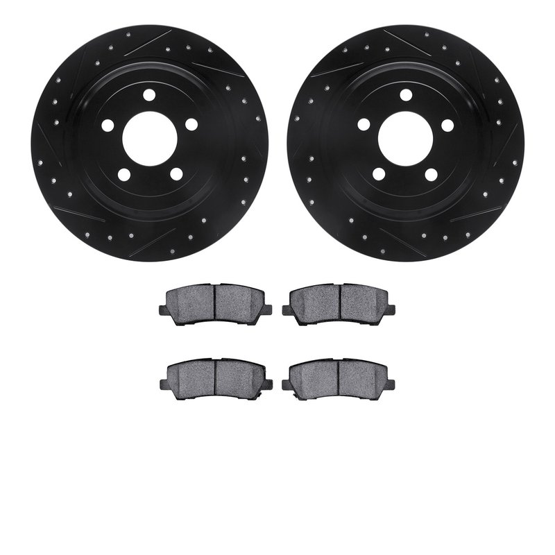 Dynamite Friction 8502-54061 Disc Brake Kit - Rear