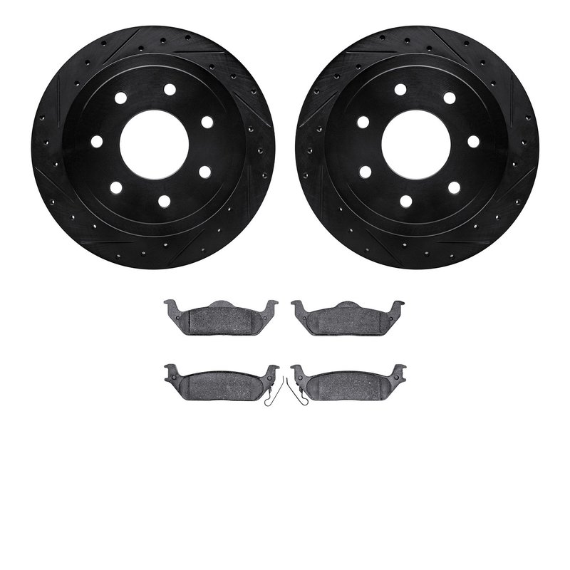 Dynamite Friction 8502-54083 Disc Brake Kit - Rear
