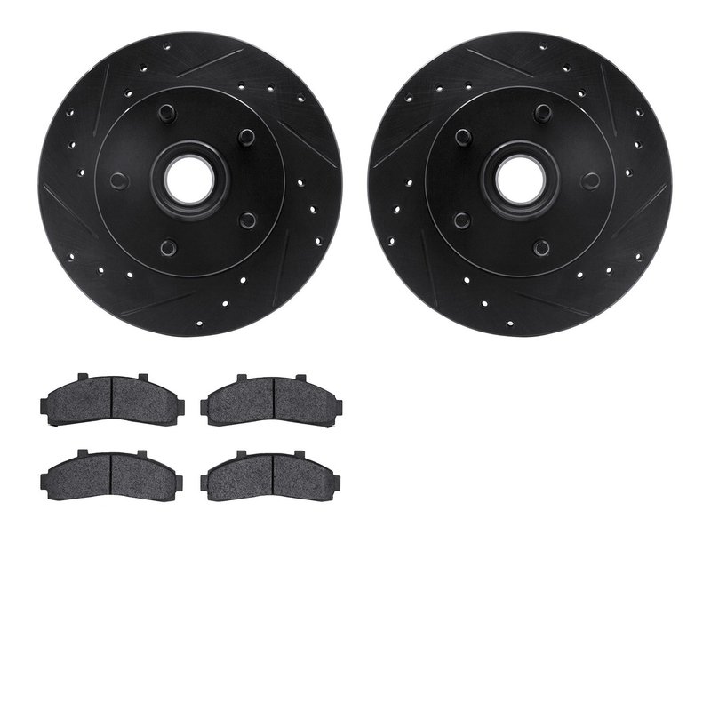 Dynamite Friction 8502-54100 Disc Brake Kit - Front