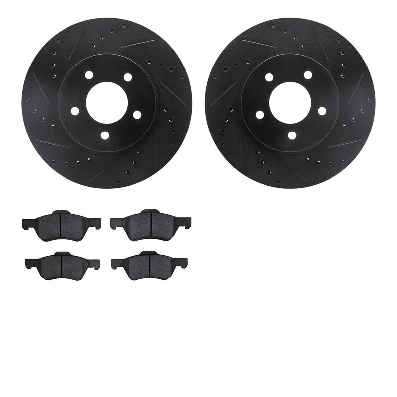 Dynamite Friction 8502-54170 Disc Brake Kit - Front