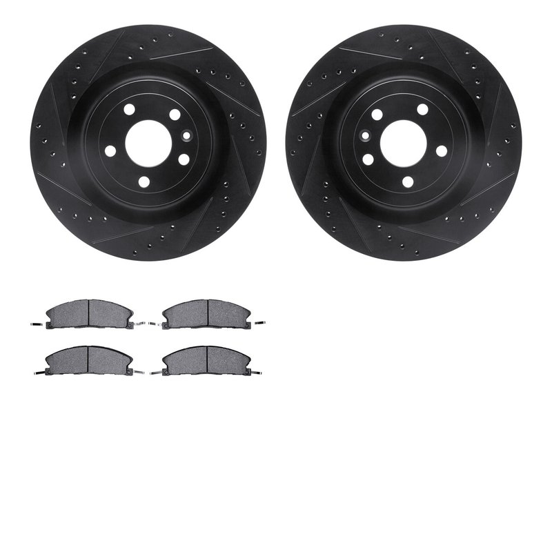 Dynamite Friction 8502-54212 Disc Brake Kit - Front