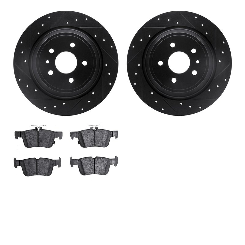 Dynamic Friction 8502-54220 Disc Brake Kit - Rear