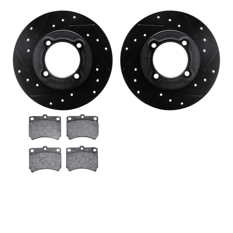 Dynamite Friction 8502-54222 Disc Brake Kit - Front