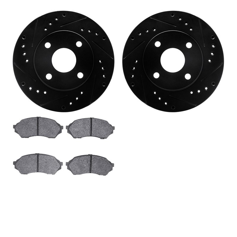 Dynamite Friction 8502-54225 Disc Brake Kit - Front