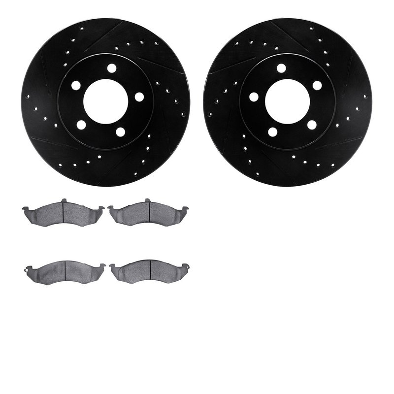 Dynamite Friction 8502-54347 Disc Brake Kit - Front