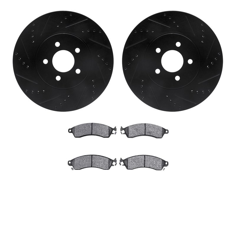 Dynamite Friction 8502-55135 Disc Brake Kit - Front