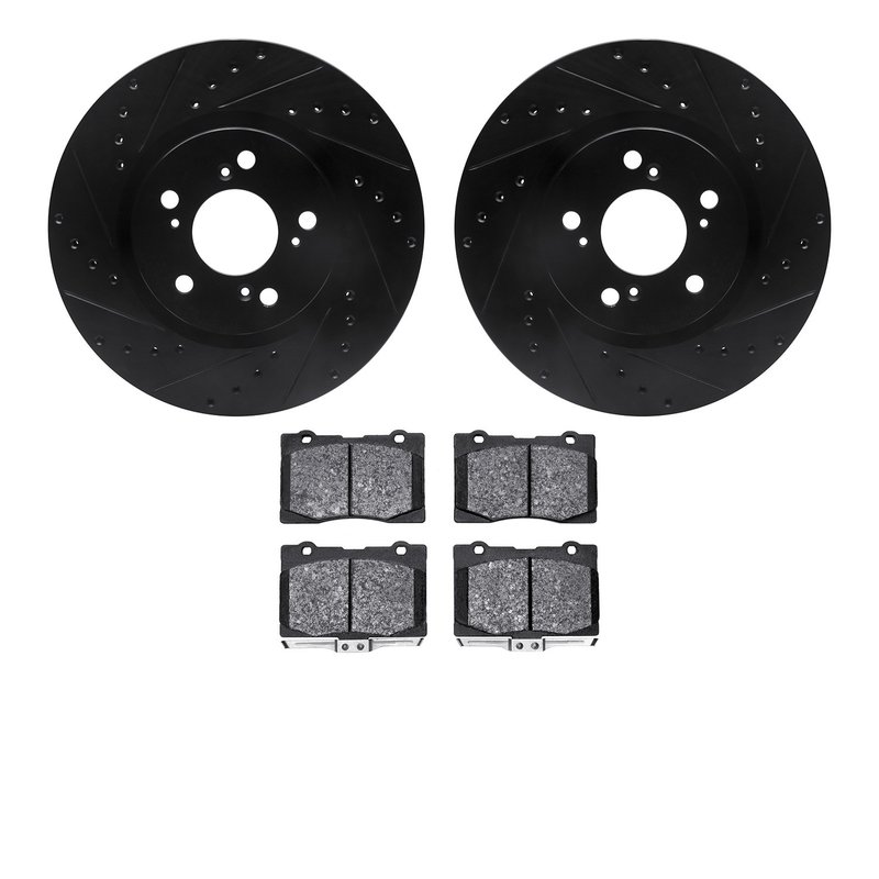 Dynamite Friction 8502-58025 Disc Brake Kit - Front