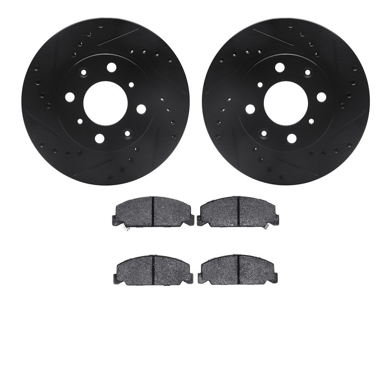 Dynamic Friction 8502-59004 Disc Brake Kit - Front