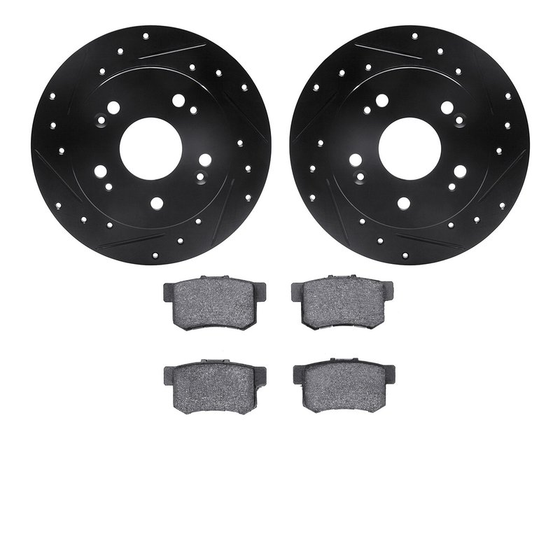 Dynamite Friction 8502-59025 Disc Brake Kit - Rear