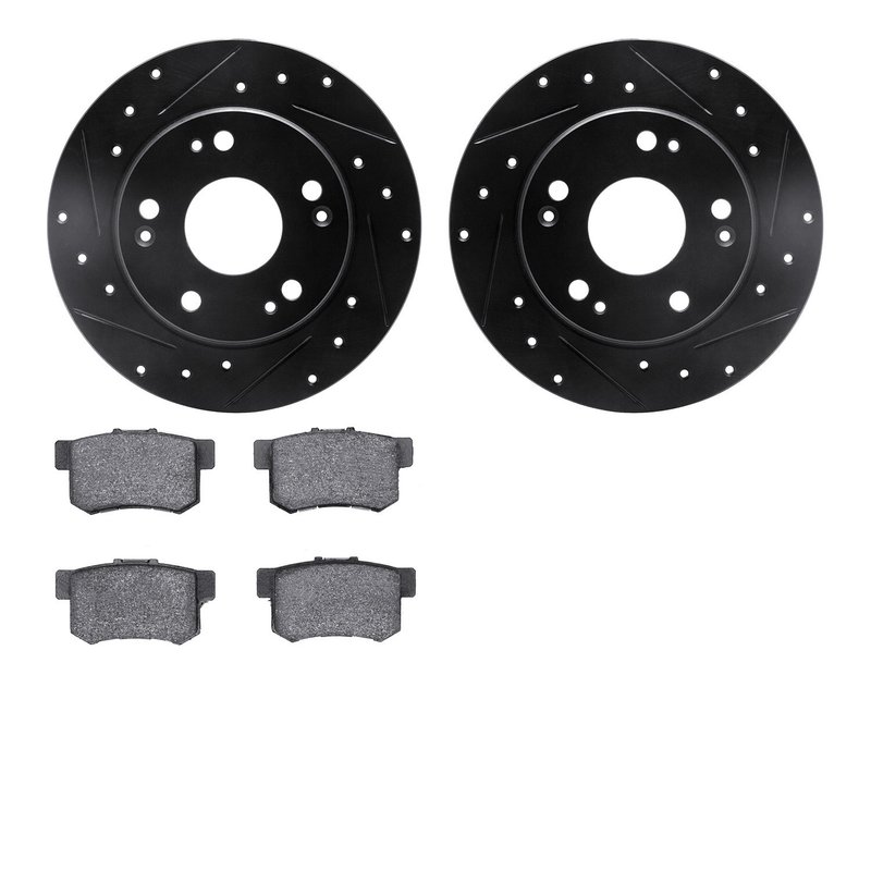 Dynamite Friction 8502-59030 Disc Brake Kit - Rear