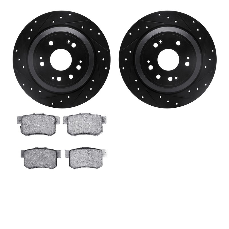 Dynamic Friction 8502-59037 Disc Brake Kit - Rear