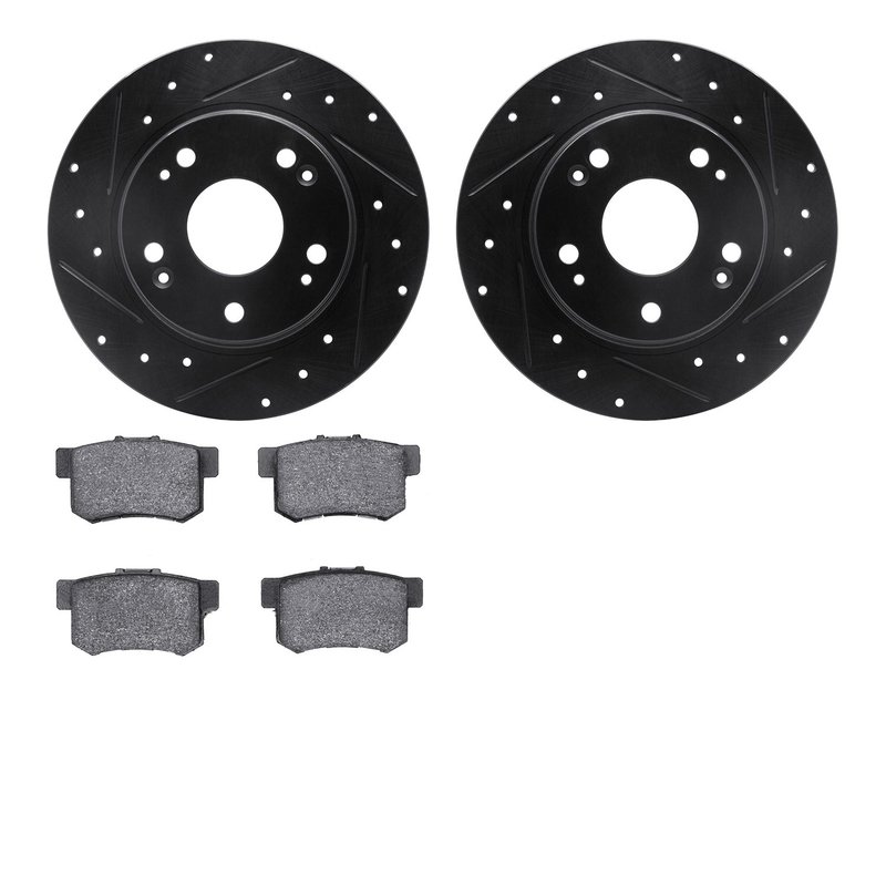 Dynamite Friction 8502-59041 Disc Brake Kit - Rear