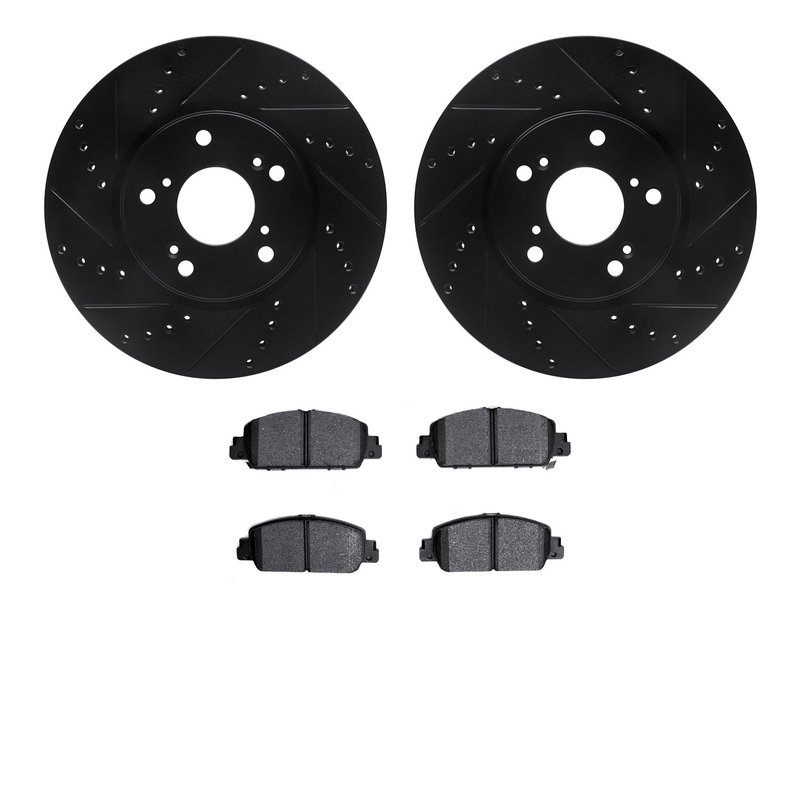 Dynamite Friction 8502-59046 Disc Brake Kit - Front