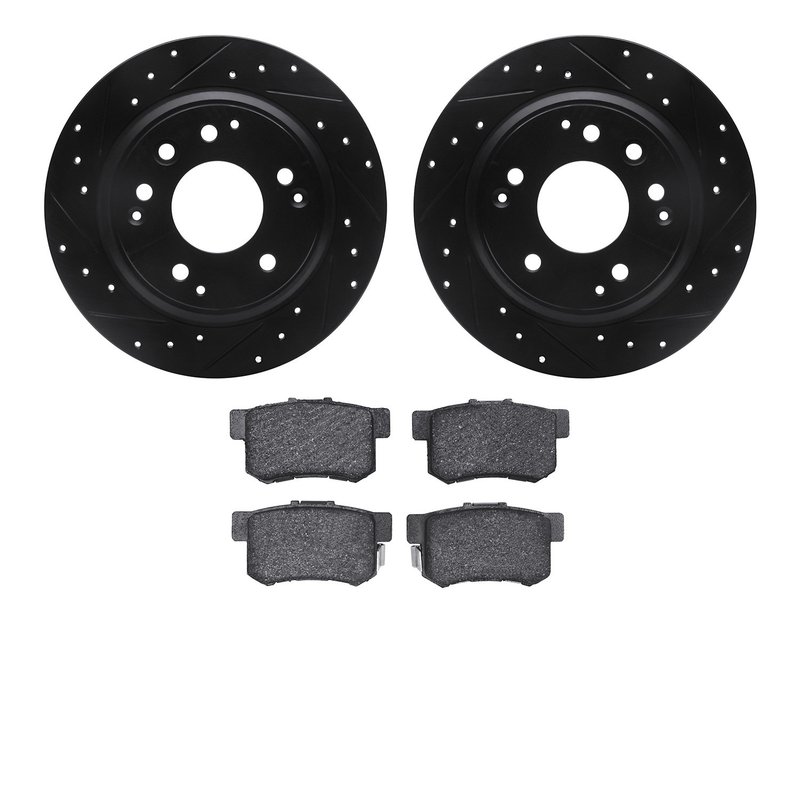 Dynamite Friction 8502-59049 Disc Brake Kit - Rear