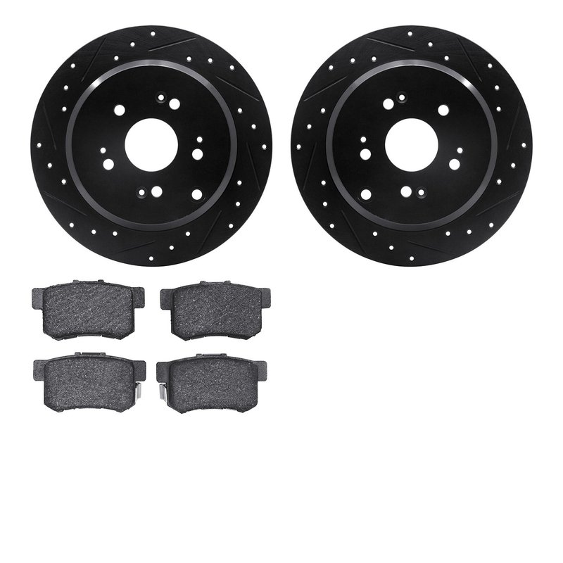 Dynamite Friction 8502-59064 Disc Brake Kit - Rear