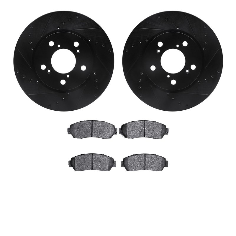 Dynamite Friction 8502-59070 Disc Brake Kit - Front