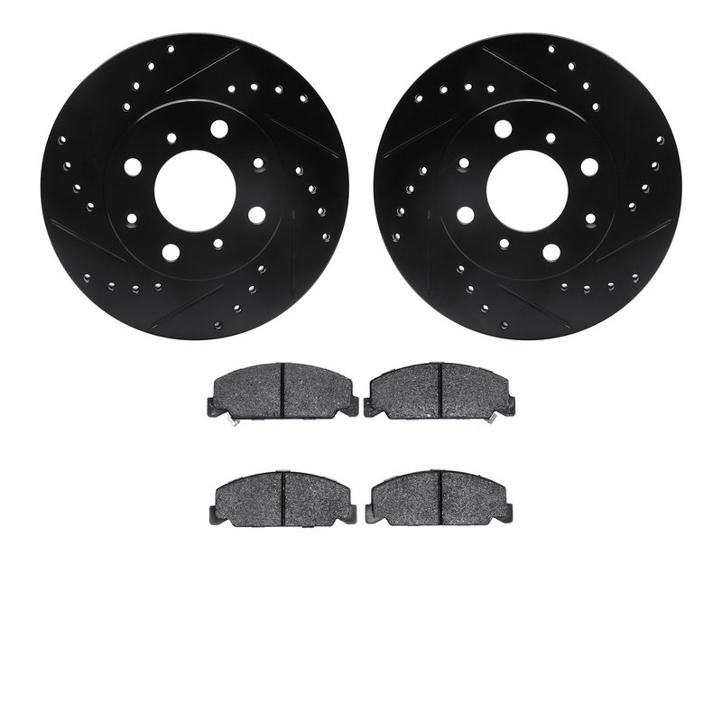 Dynamite Friction 8502-59109 Disc Brake Kit - Front