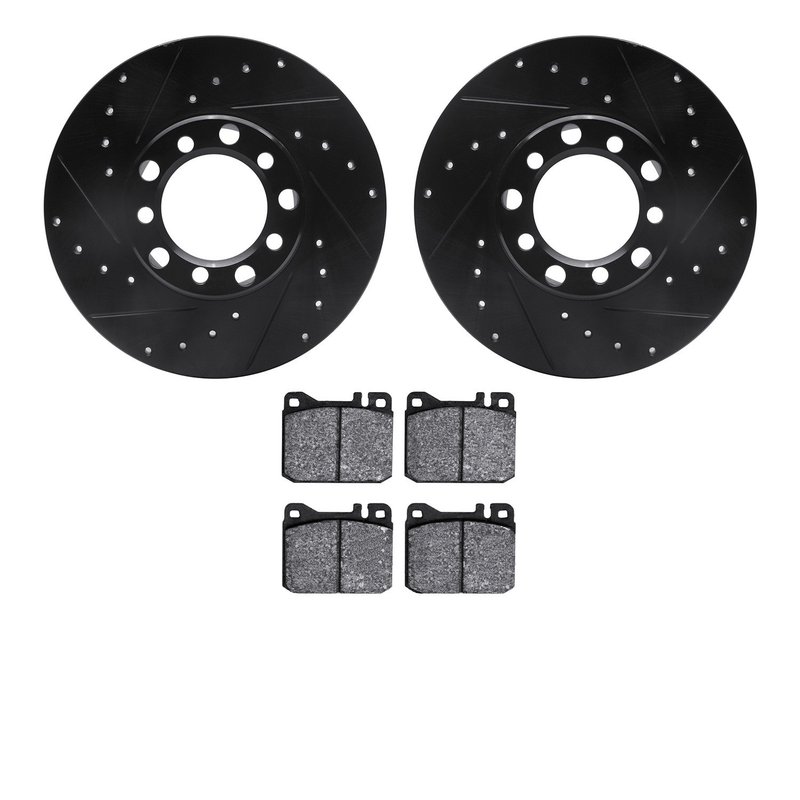 Dynamite Friction 8502-63010 Disc Brake Kit - Front