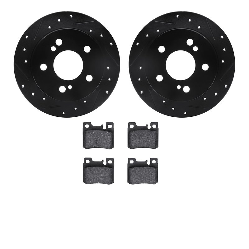 Dynamite Friction 8502-63019 Disc Brake Kit - Rear