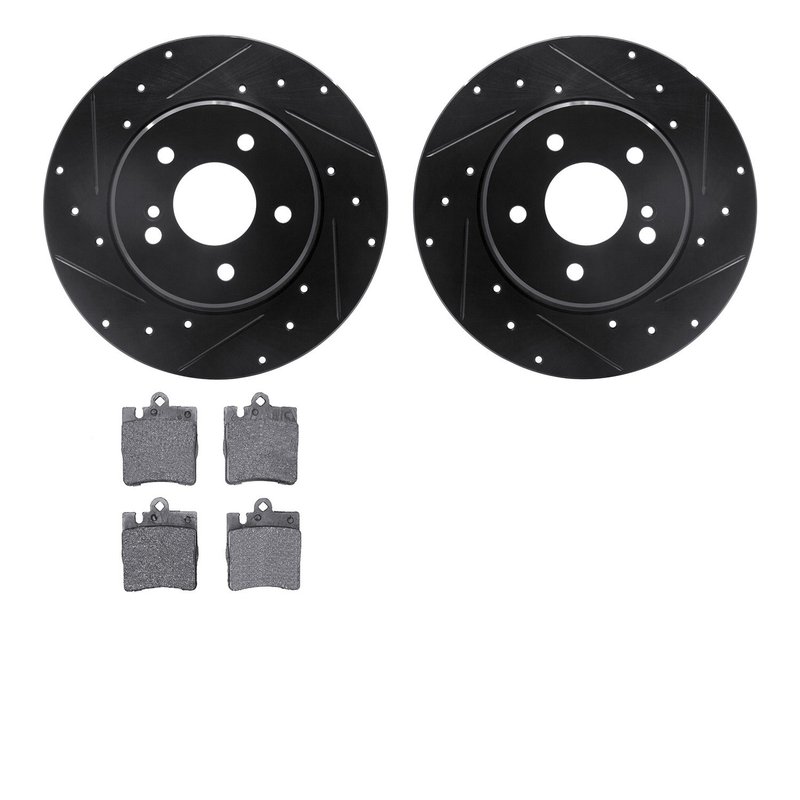 Dynamite Friction 8502-63034 Disc Brake Kit - Rear