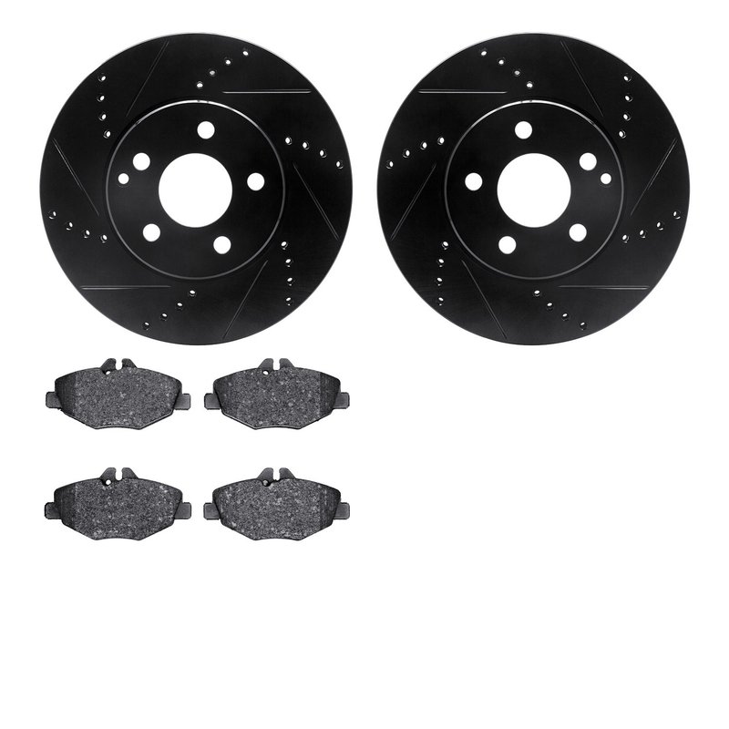 Dynamite Friction 8502-63041 Disc Brake Kit - Front