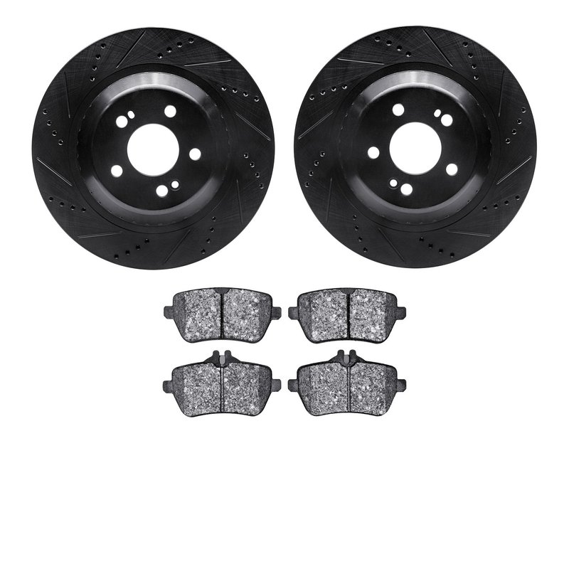 Dynamite Friction 8502-63059 Disc Brake Kit - Rear