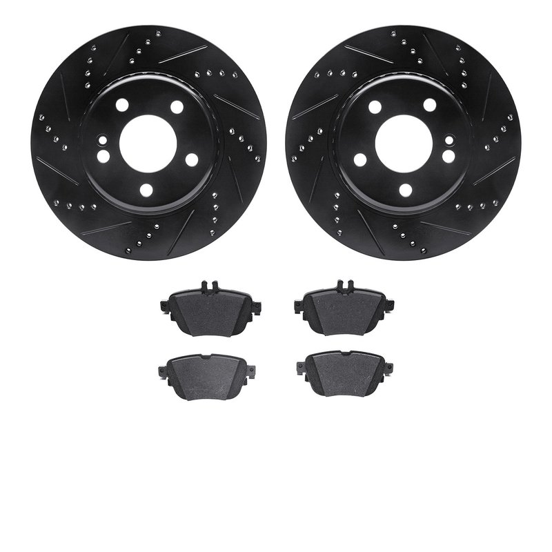 Dynamite Friction 8502-63064 Disc Brake Kit - Rear