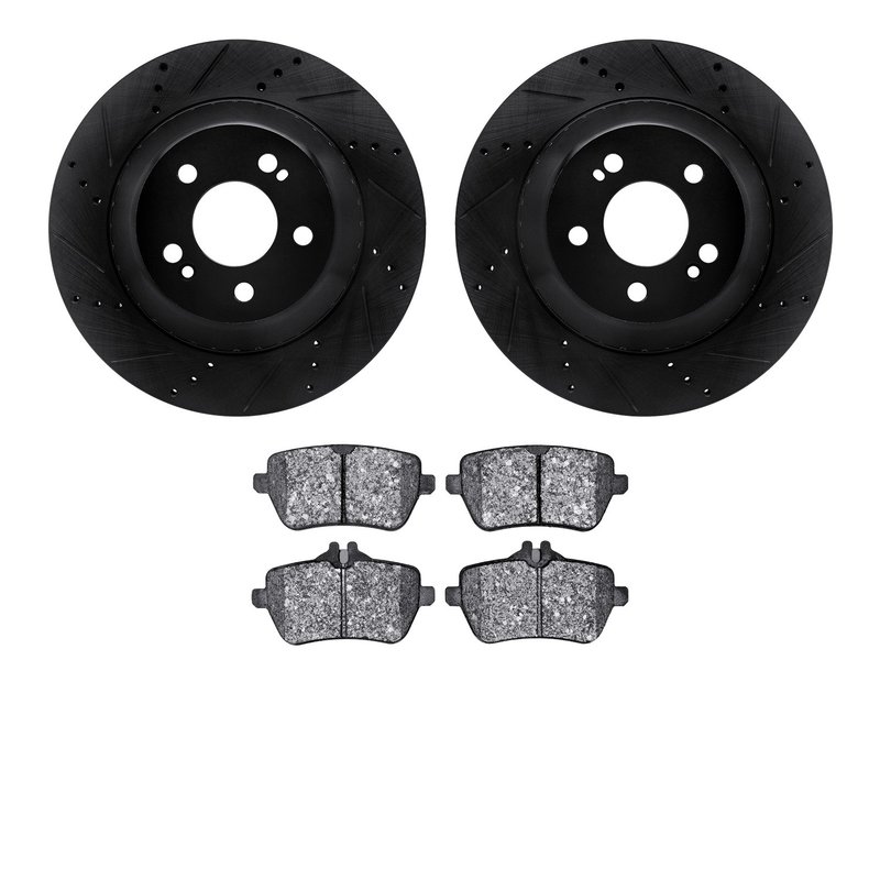 Dynamite Friction 8502-63077 Disc Brake Kit - Rear