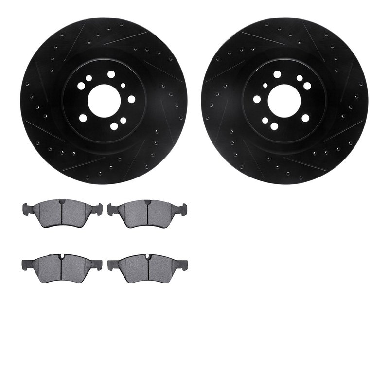 Dynamite Friction 8502-63111 Disc Brake Kit - Front