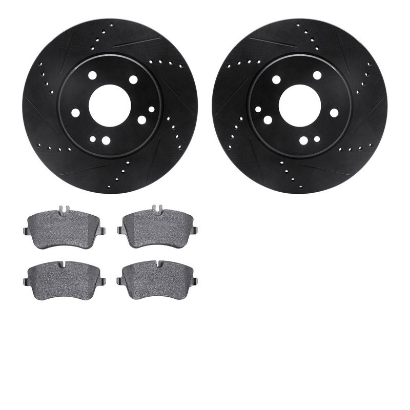 Dynamite Friction 8502-63296 Disc Brake Kit - Front