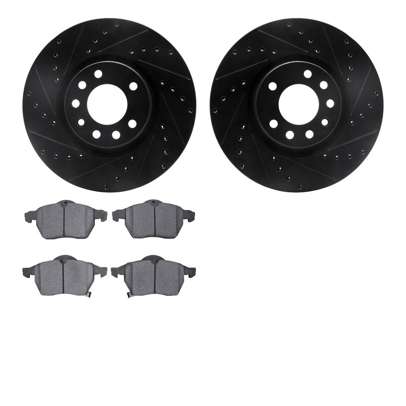 Dynamite Friction 8502-65013 Disc Brake Kit - Front