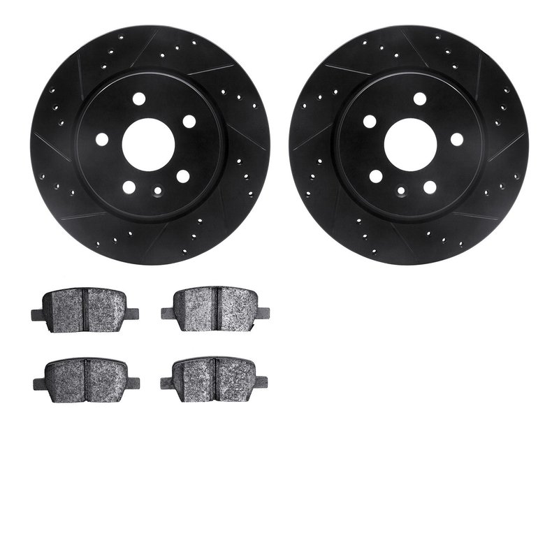Dynamite Friction 8502-65032 Disc Brake Kit - Rear